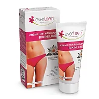 everteen Combo Bikini Line Hair Remover Creme 50g  XL Soft Sanitary Napkin Pads with Neem and Safflower (20 Pads, 280mm)-thumb1