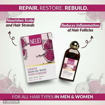 NEUD Premium Onion Hair Oil with Fenugreek for Men  Women ? 1 Pack (150ml)-thumb2