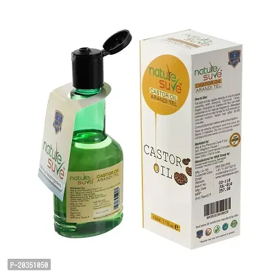 Nature Sure? Castor Oil (Arandi Tail) ? 1 Pack (110ml) extracted from Ricinus communis-thumb2