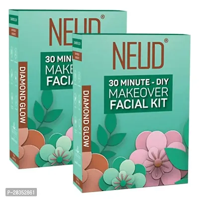 NEUD 6-Step DIY Makeover Facial Kit for Salon-Like Glow at Home (60 g, 2)-thumb0