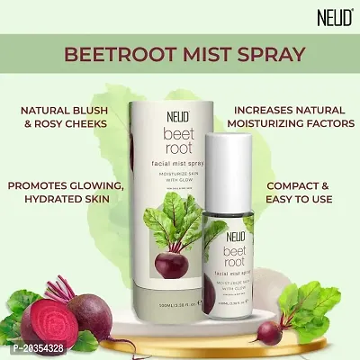 NEUD Beet Root Facial Mist Spray for Glowing and Moisturized Skin - 1 Pack (100 ml)-thumb2