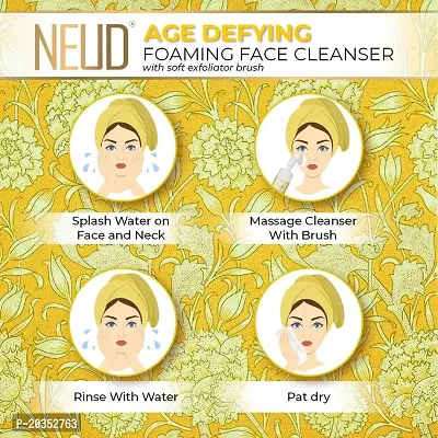 NEUD Foaming Face Cleanser - 150 ml (Age Defying Face Cleanser)-thumb5