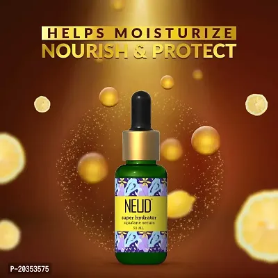 NEUD Super Hydrator Squalane Serum With Lemon Oil, Turmeric Oil  Reverskin - 1 Pack (30 ml)-thumb4