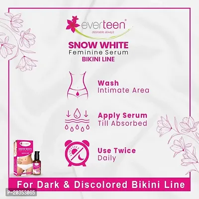 everteen Snow White Feminine Serum Bikini Line for Women - 1 Pack (30ml)-thumb2