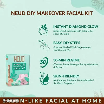 NEUD 6-Step DIY Makeover Facial Kit for Salon-Like Glow at Home (60 g, 2)-thumb5