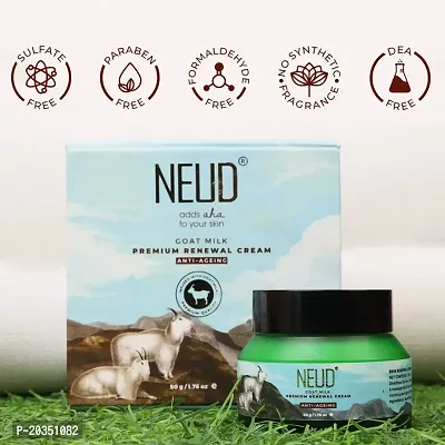 NEUD Goat Milk Premium Renewal Cream for Men  Women, 50 g-thumb5