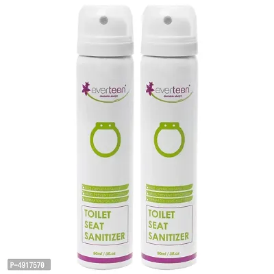 Instant Toilet Seat Sanitizer Spray for Women - 2 Packs (90ml Each)-thumb0