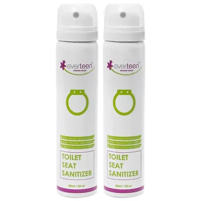 Instant Toilet Seat Sanitizer Spray for Women - 2 Packs (90ml Each)