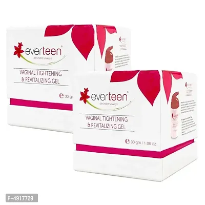 Everteen Vaginal Tightening and Revitalizing Gel for Women - Small Pack - 2 Packs (30gm Each)