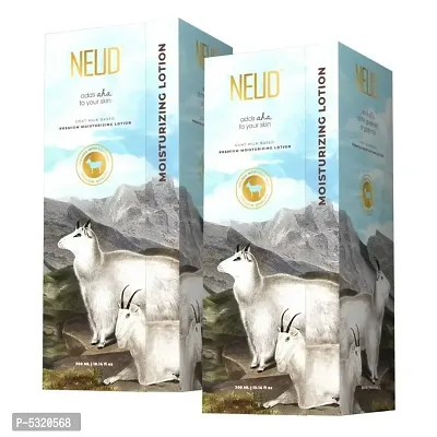 NEUD Goat Milk Premium Moisturizing Lotion for Men & Women – 2 Packs (300ml Each)