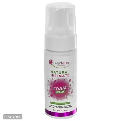 everteen Natural Intimate Foam Wash for Feminine Hygiene in Women- 1 Pack (150ml)-thumb0