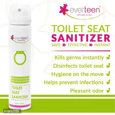 everteen Instant Toilet Seat Sanitizer Spray for Women - 1 Pack (90ml)-thumb0