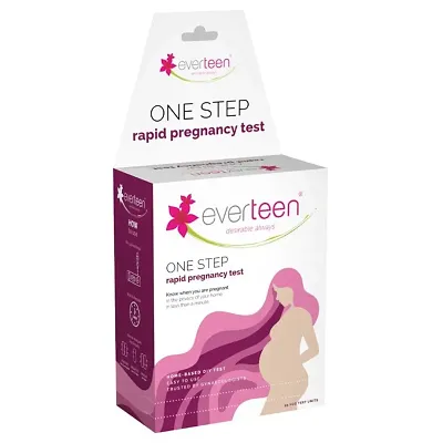 everteen One Step Pregnancy Test for Women - 1 Pack (25 Devices)