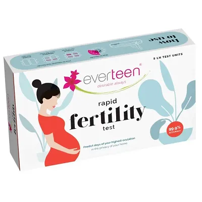 everteen Rapid Fertility Test for Women - 1 Pack (5 Devices)