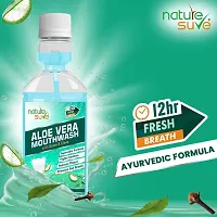 Nature Sure Aloe Vera Mouthwash with Neem and Clove for Oral Health - 1 Pack (150ml)-thumb1