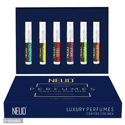 NEUD Luxury Perfumes for Men - 1 Pack (6 Vials x 10ml Each)-thumb0