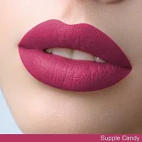 NEUD Matte Liquid Lipstick Combo - Peachy Pink and Supple Candy With Two Lip Gloss Free-thumb4