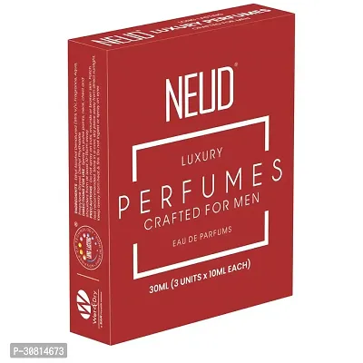 NEUD Luxury Perfume Gift Set for Men - Long Lasting Eau de Parfum, Citrus, Lavender, Cedarwood Fragrance ndash; 1 Pack (3 x 10ml Vials)-thumb0