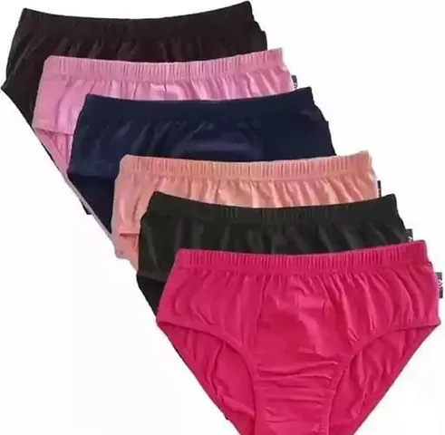 Stylish Fancy Solid Panty For Women Pack Of