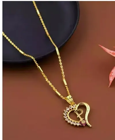 Beautiful Plated Alphabetic Later Mangalsutra Special For Women