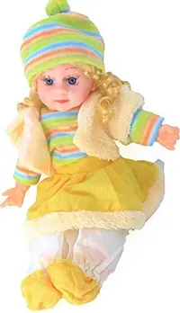 Baby Poem Doll Musical Rhyming Big Stroller Dolls Laughing Singing Song Soft Push Stuffed Princess Kids 3+ Year (Multicolor) Cotton Best Birthday Gift-thumb2