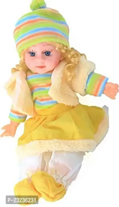 Baby Poem Doll Musical Rhyming Big Stroller Dolls Laughing Singing Song Soft Push Stuffed Princess Kids 3+ Year (Multicolor) Cotton Best Birthday Gift-thumb3