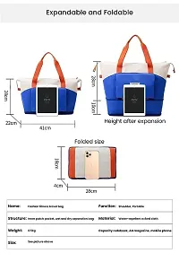 Travel Duffel Bag, Expandable Folding Travel Bag  Hand Bag Large Capacity, Lightweight Waterproof Multipurpose Sport Duffle Carry Overnight Luggage Bag for Men and Women(Black)-thumb1