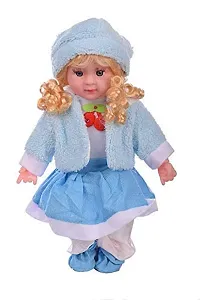 Cute Looking Musical Rhyming Babydoll, Laughing and Talking Doll,Singing Soft Push Stuffed Baby Girl Toy for Kids, Big Stroller Dolls-thumb4