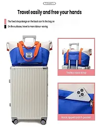 Travel Duffel Bag, Expandable Folding Travel Bag  Hand Bag Large Capacity, Lightweight Waterproof Multipurpose Sport Duffle Carry Overnight Luggage Bag for Men and Women(Black)-thumb2