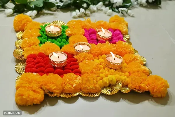 Ruchit Handicraft Candle Holders Candle Holder/Candle Stand/Candles Tea Light Holder for Home Living Room Diwali Decoration, Set of 6-thumb2