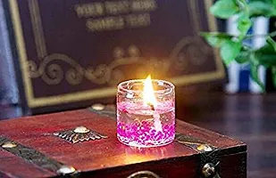 Mahi Home Decor Diwali Beautiful Handcrafted Gel Wax Diya Beautiful Tea Light Diya for Festive Session, Multicolour Set of 6-thumb3