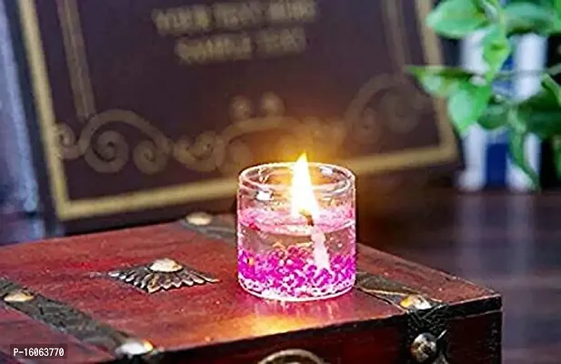 Mahi Home Decor Diwali Beautiful Handcrafted Gel Wax Diya Beautiful Tea Light Diya for Festive Session, Multicolour Set of 6-thumb4