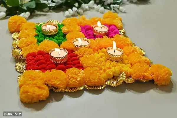 Ruchit Handicraft Candle Holders Candle Holder/Candle Stand/Candles Tea Light Holder for Home Living Room Diwali Decoration, Set of 6