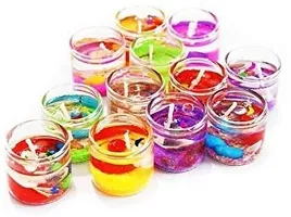 Mahi Home Decor Colorful Handmade Wax Tealight Candles Made in India for All Indian Festival Diwali/Navratri and Festive (Pack of 30)-thumb1