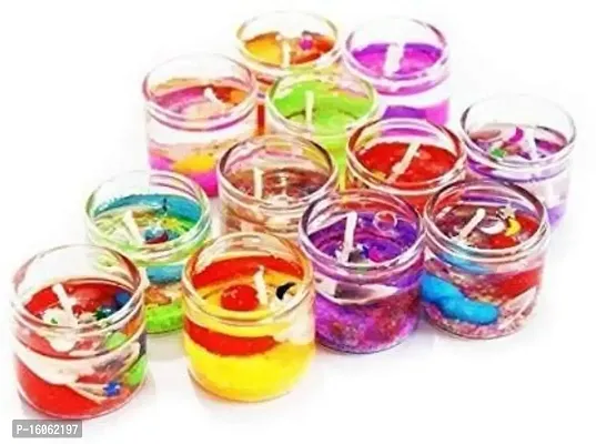 Mahi Home Decor Colorful Handmade Wax Tealight Candles Made in India for All Indian Festival Diwali/Navratri and Festive (Pack of 30)-thumb2