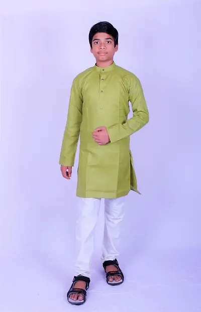 Boys Festive Party Kurta And Pyjama Set