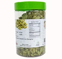 Natural Green Bold Cardamom (from Idukki, Kerala) | 100% Pure  Natural / 7-8 mm Elaichi -150 g-thumb1