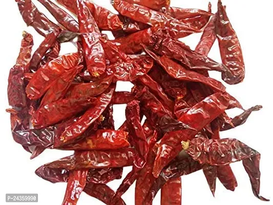 LJL Traders Red Chilli / Lal Mirch - Stemless Hot Dried Red Chilli /Sabut lal Mirch/ Red Chilli Whole (Product of Kerala) 300 gm-thumb0