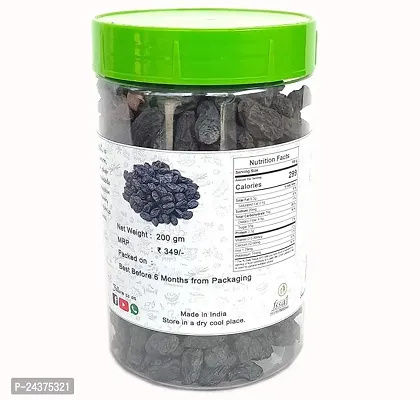 LJL Traders Indian Black Raisins Seeded / Dry Grapes / Kismis / Kishmish (Product of Kerala) 200 gm-thumb2