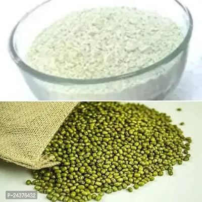 LJL Traders Ayurvedic Homemade Green Gram Powder (Moong Dal) - 100 g ( Pack of - 2 )-thumb2