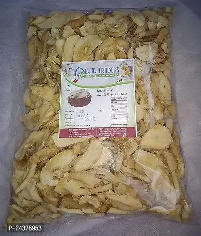 LJL Traders Tapioca Dried (Unakka Kappa/Vaattu Kappa Cassava- Natural  Organic- Kerala Product) - 980 g-thumb0