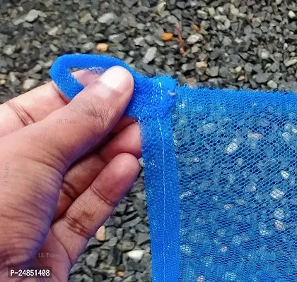 LJL Tradersreg; Kinar Vala | Small Mesh Open Well Covering Net | UV Resistant (Blue Color, Large Size)- 5x5 Meter Or 15 x15 Feet-thumb4