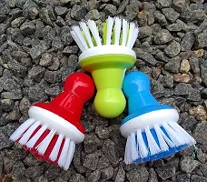 LJL Traders Wash Basin and Kitchen Sink Cleaning Brush ( Multicolor ) - 2 Pieces-thumb3