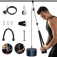 LJL Tradersreg; Simple Ball Bearing Pulley for Lifting Rope Exercise Well Home Gym Swivel Rigging, Pull up bar, Climbing, Hanging (5.5 Inch Diameter Round) 1 Piece-thumb1