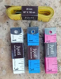 LJL Traders Cloth | Object | Body Measurement Tape (Fiberglass, multicolor 150 cm) - 1 Piece-thumb1