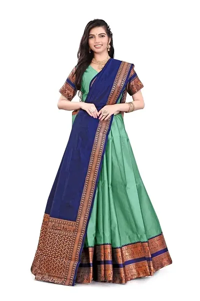Festive Wear South Indian Lehenga Choli at Rs.2100/Piece in miryalaguda  offer by M S Mall