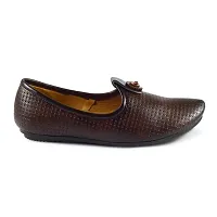 STYLIANO Casual Kids Boys Loafer Shoes, Color Brown Size 2, (ST23-Brn)-thumb1