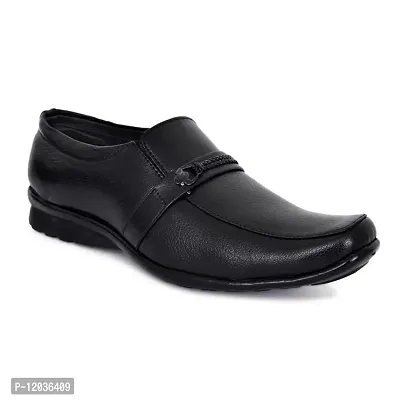 STYLIANO Formal Derby Style Shoes for Men, (Art110-FRM-Blk) Black-thumb0