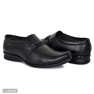 STYLIANO Formal Derby Style Shoes for Men, (Art110-FRM-Blk) Black-thumb3