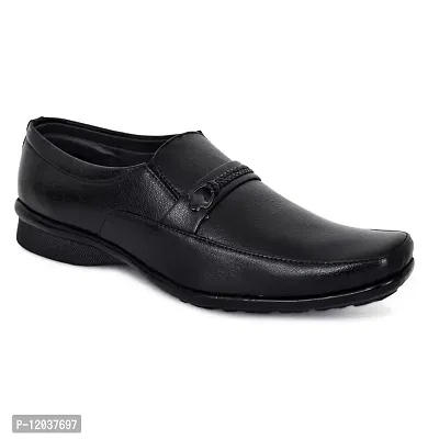 STYLIANO Formal Derby Style Shoes for Men, (Art116-FRM-Blk) Black-thumb2